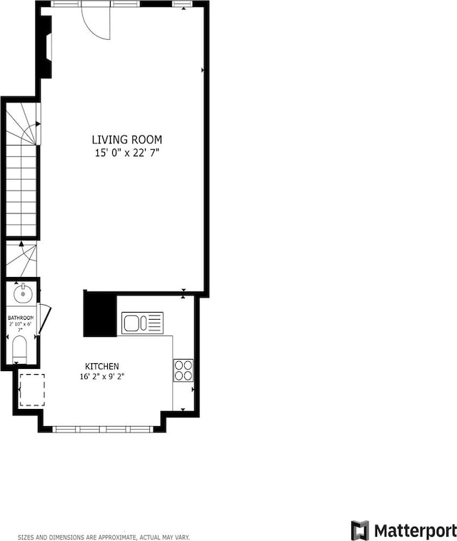 5844 N Hermitage Ave Unit B, Chicago, IL 60660 - view of floor plan / room layout