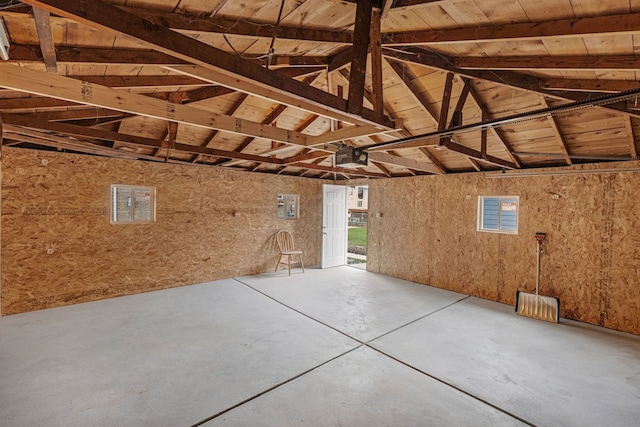 6037 S Mason Ave, Chicago, IL 60638 - garage with wood ceiling