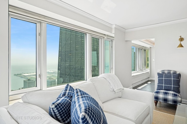 132 E Delaware Pl Unit 5106, Chicago, IL 60611 - interior space with a water view