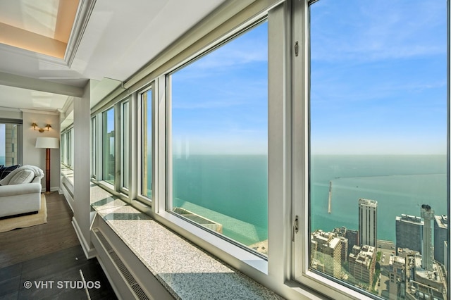 132 E Delaware Pl Unit 5106, Chicago, IL 60611 - balcony featuring a water view