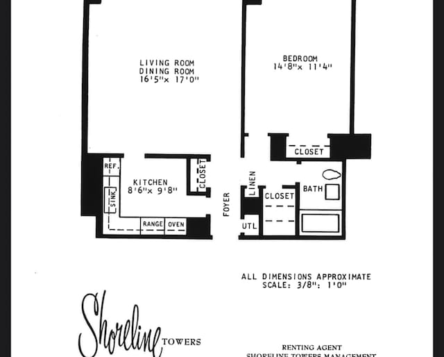 6301 N Sheridan Rd Unit 24C, Chicago, IL 60660 - room layout