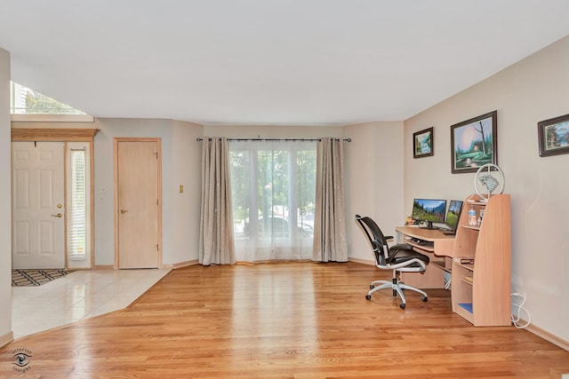 16924 Yearling Crossing Dr, Orland Park, IL 60467 - office space with healthy amount of natural light, wood finished floors, and baseboards
