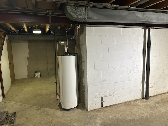 27125 N Williams Park Rd N, Wauconda, IL 60084 - unfinished basement featuring water heater
