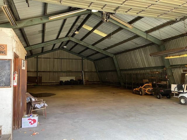 27125 N Williams Park Rd N, Wauconda, IL 60084 - garage with metal wall