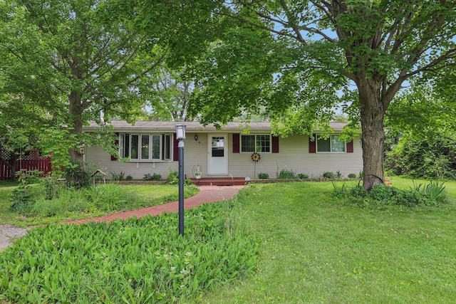 20214 Harmony Rd, Marengo, IL 60152 - view of single story home