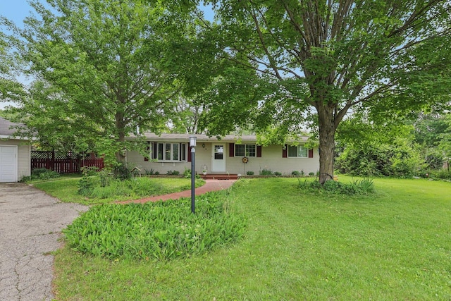 20214 Harmony Rd, Marengo, IL 60152 - ranch-style house with driveway