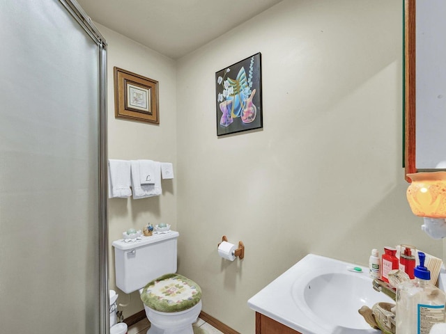 1518 Golfview Rd Unit 1, Rantoul, IL 61866 - full bath featuring vanity and a shower with door