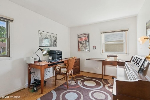 27 Keswick Rd, Elk Grove Village, IL 60007 - office space with baseboards and wood finished floors