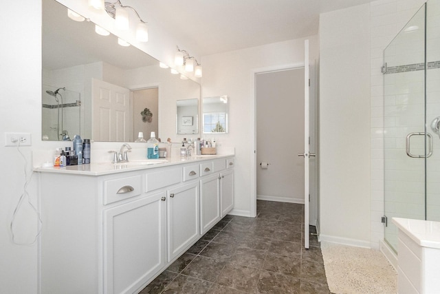 14904 S Morgan Ln, Plainfield, IL 60544 - full bath with double vanity and a shower stall