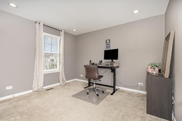 14904 S Morgan Ln, Plainfield, IL 60544 - carpeted office space with recessed lighting