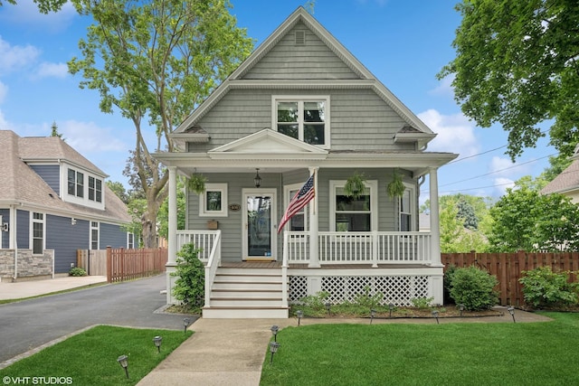 408 W Campbell St, Arlington Heights, IL 60005 - view of front of home featuring covered porch