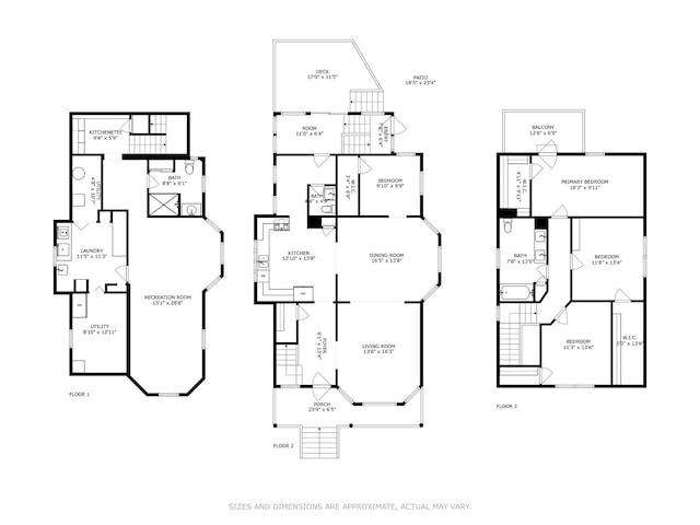 408 W Campbell St, Arlington Heights, IL 60005 - view of property floor plan