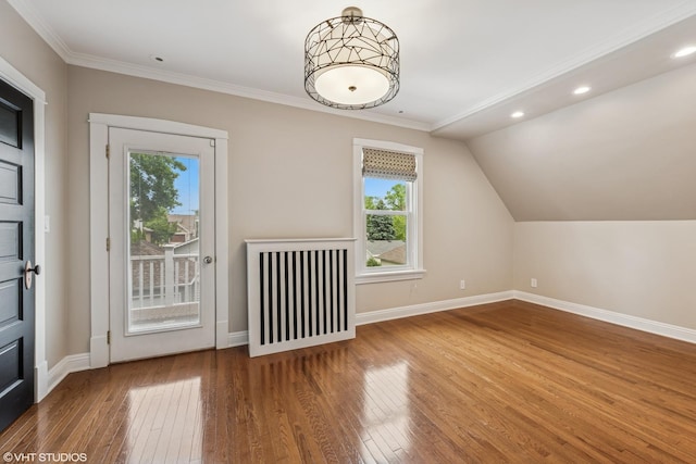 408 W Campbell St, Arlington Heights, IL 60005 - bonus room featuring healthy amount of natural light, wood-type flooring, recessed lighting, and lofted ceiling
