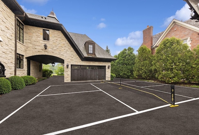 15W120 60th St, Burr Ridge, IL 60527 - view of car parking with a garage