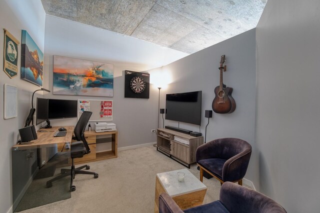700 N Larrabee St Unit 1315, Chicago, IL 60654 - office featuring carpet floors and baseboards