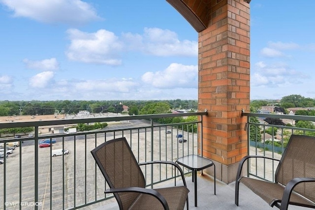 6807 N Milwaukee Ave Unit 708, Niles, IL 60714 - view of balcony