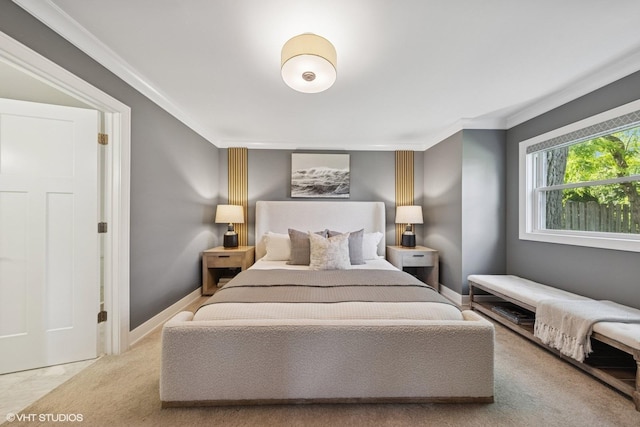 621 W 56th St, Hinsdale, IL 60521 - carpeted bedroom featuring ornamental molding