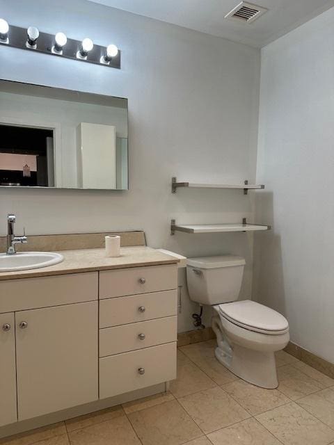 8 E Randolph St Unit 2702, Chicago, IL 60601 - half bath with vanity and tile patterned floors