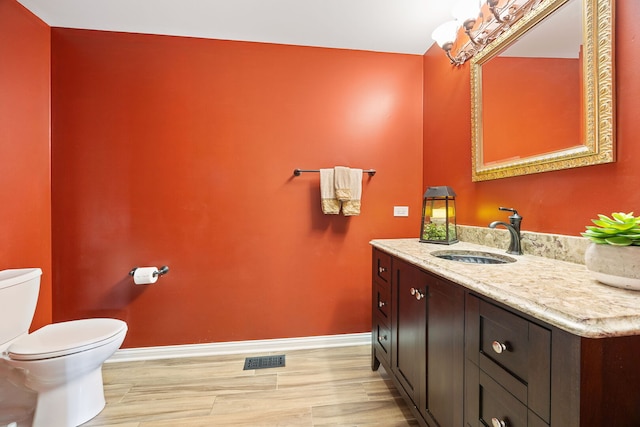 16266 W Mohawk Ct, Lockport, IL 60441 - half bathroom featuring toilet and vanity