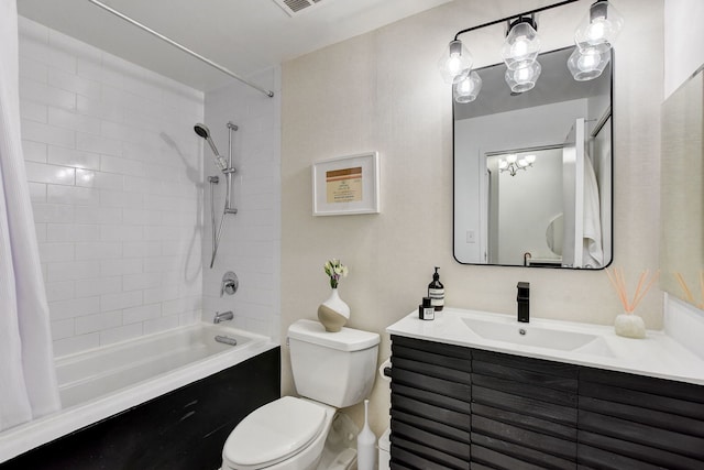 1322 S Wabash Ave Unit 407, Chicago, IL 60605 - bathroom with tub / shower combination, toilet, and vanity