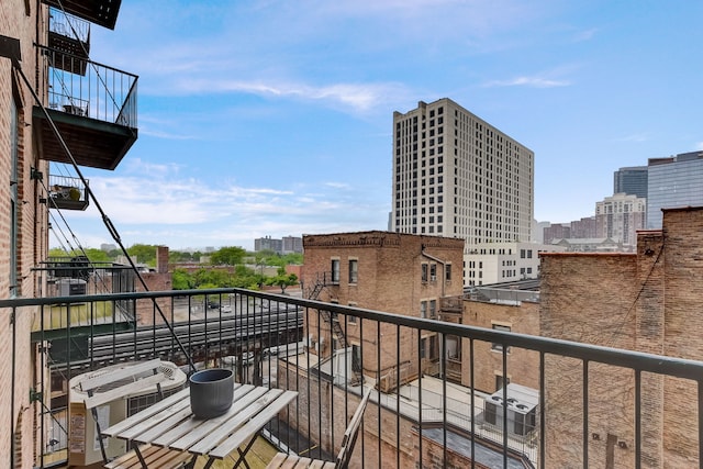 1322 S Wabash Ave Unit 407, Chicago, IL 60605 - balcony with a view of city