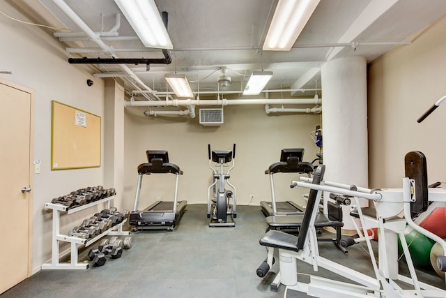 1322 S Wabash Ave Unit 407, Chicago, IL 60605 - view of workout area