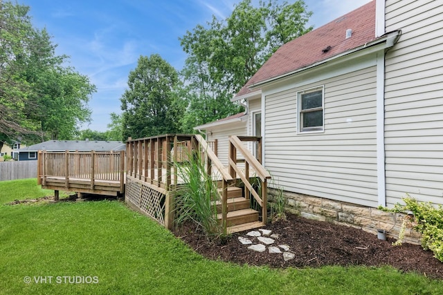 429 W Pierce St, Elburn, IL 60119 - view of yard featuring a deck