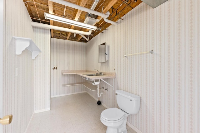 1424 Crimson Ridge Dr, Byron, IL 61010 - bathroom featuring toilet and tile patterned floors