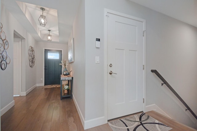 1104 Hershey Rd, Normal, IL 61761 - entrance foyer with wood-type flooring and baseboards