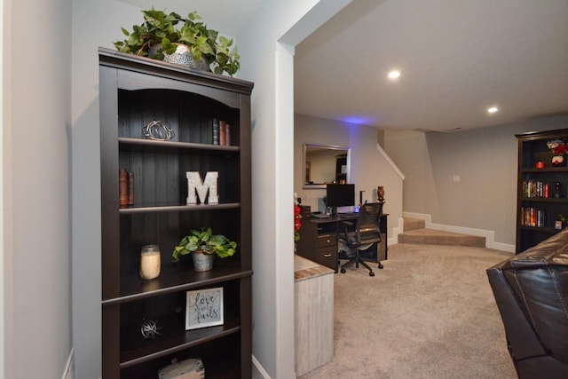 1104 Hershey Rd, Normal, IL 61761 - carpeted office space featuring recessed lighting and baseboards