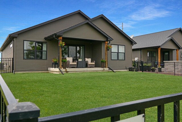 1104 Hershey Rd, Normal, IL 61761 - rear view of property with an outdoor living space