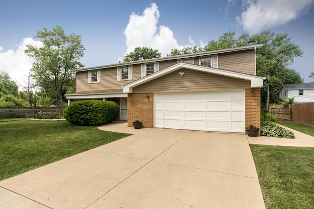 1504 Pfingsten Rd, Glenview, IL 60025 - traditional-style house with brick siding, driveway, and an attached garage