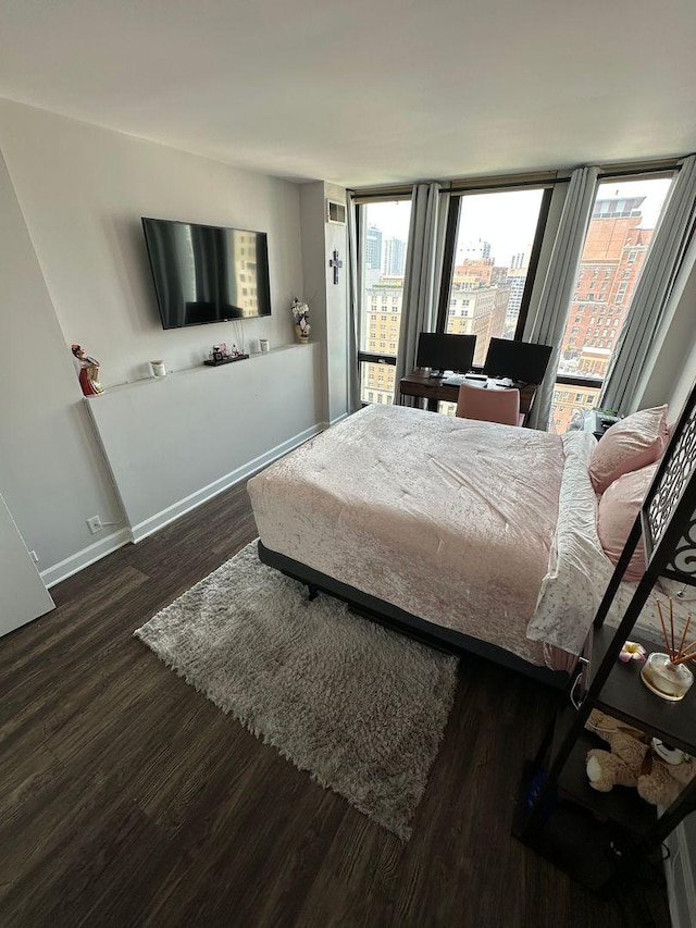 1 E Scott St Unit 1910, Chicago, IL 60610 - bedroom with wood finished floors and access to outside