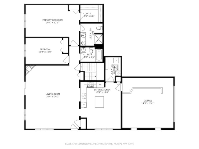 122 Santa Fe Ln, Willow Springs, IL 60480 - view of property floor plan