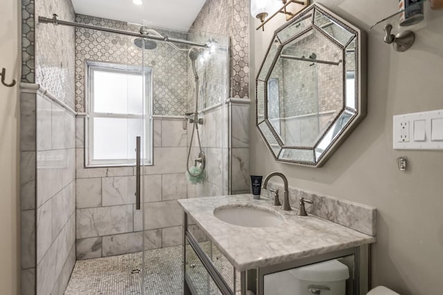 132 Clyde Ave Unit 1, Evanston, IL 60202 - full bath featuring a shower stall and vanity