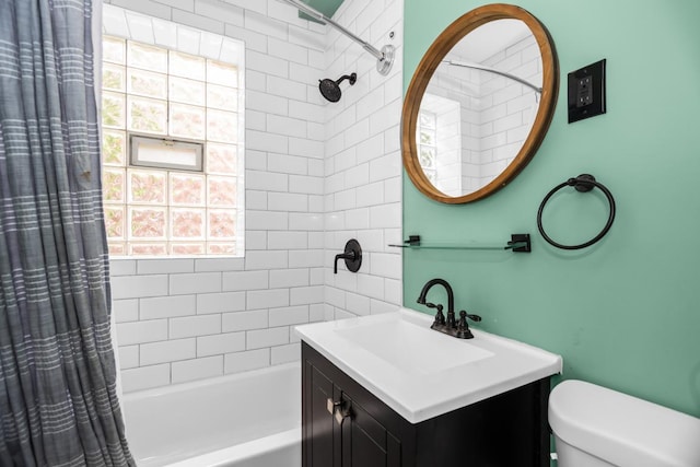 132 Clyde Ave Unit 1, Evanston, IL 60202 - full bathroom with shower / bath combo, vanity, and plenty of natural light