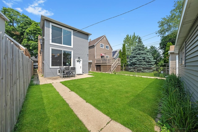 3647 N Nordica Ave, Chicago, IL 60634 - rear view of property featuring a patio and stairs