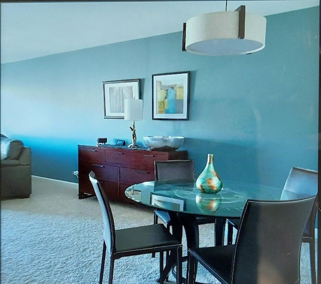 407 N Franklin Ave Unit 5F, River Forest, IL 60305 - dining space featuring carpet flooring and baseboards