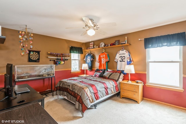 978 Forestview Way, Antioch, IL 60002 - carpeted bedroom featuring ceiling fan