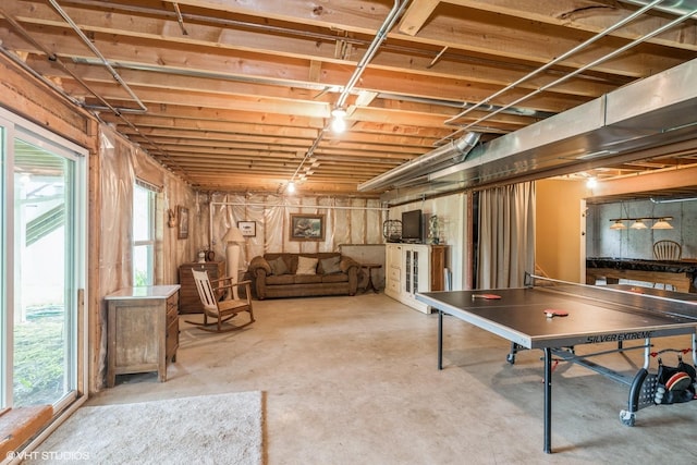 978 Forestview Way, Antioch, IL 60002 - recreation room featuring concrete flooring