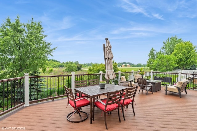 978 Forestview Way, Antioch, IL 60002 - deck with outdoor dining space