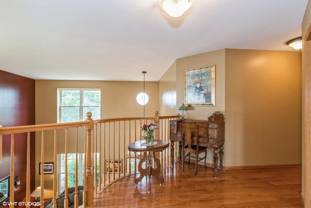978 Forestview Way, Antioch, IL 60002 - corridor featuring wood finished floors and baseboards