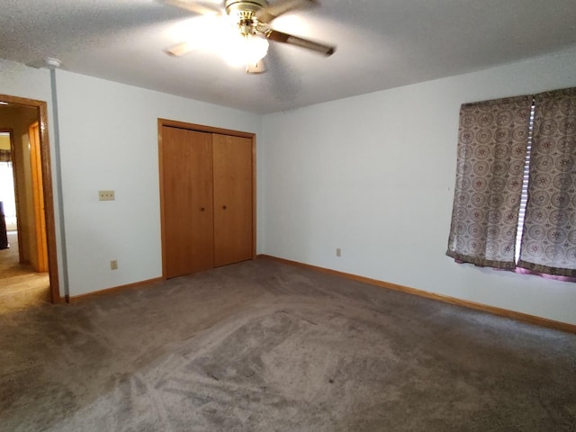 303 Lamplighter Loop, Poplar Grove, IL 61065 - unfurnished bedroom with carpet floors, baseboards, and a closet