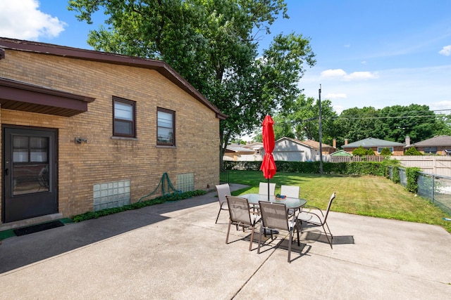 11530 S Campbell Ave, Chicago, IL 60655 - view of patio / terrace with outdoor dining space