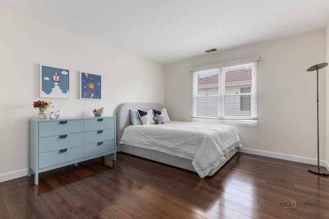 2965 Keystone Rd, Northbrook, IL 60062 - bedroom with dark wood-style floors
