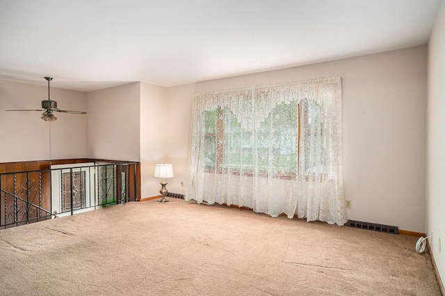 6291 Fallen Timbers Ave, Portage, IN 46368 - spare room featuring carpet floors, ceiling fan, and baseboards