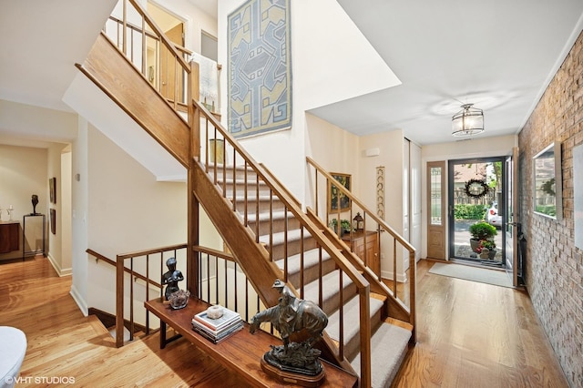 1728 Wildberry Dr Unit B, Glenview, IL 60025 - foyer with wood finished floors and stairway