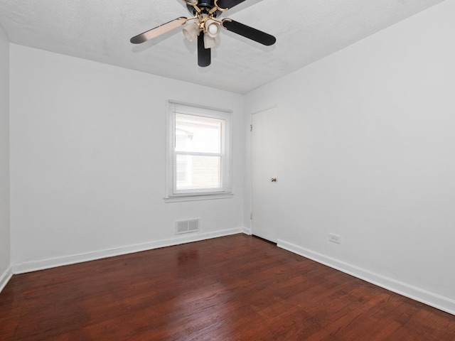 142 W Brayton St, Chicago, IL 60628 - empty room with wood finished floors, baseboards, and a ceiling fan