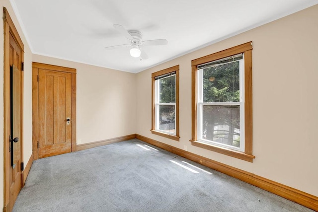 3235 Cuyler Ave, Berwyn, IL 60402 - spare room featuring carpet floors and a ceiling fan