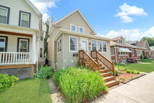 3235 Cuyler Ave, Berwyn, IL 60402 - view of front of home with a front yard